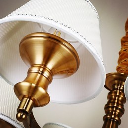 Lámpara de araña de metal galvanizado estilo rústico vintage en miniatura