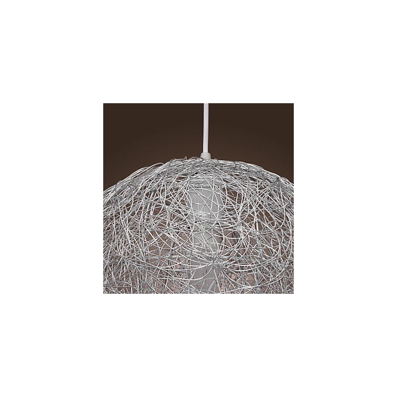 Lámpara colgante moderna y contemporánea estilo globo mini, cromada