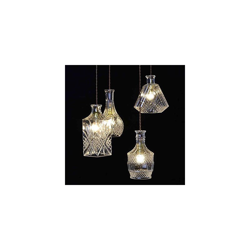 Lámpara de araña de metal moderna de estilo mini contemporáneo