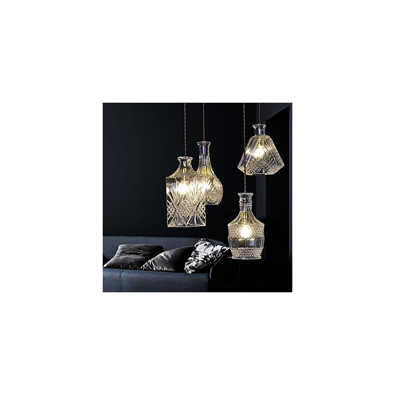 Lámpara de araña de metal moderna de estilo mini contemporáneo
