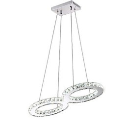 Lámpara colgante de techo de cristal, accesorios de iluminación