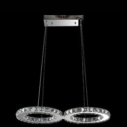 Lámpara colgante de techo de cristal, accesorios de iluminación