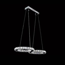 Lámpara colgante de techo de cristal, accesorios de iluminación