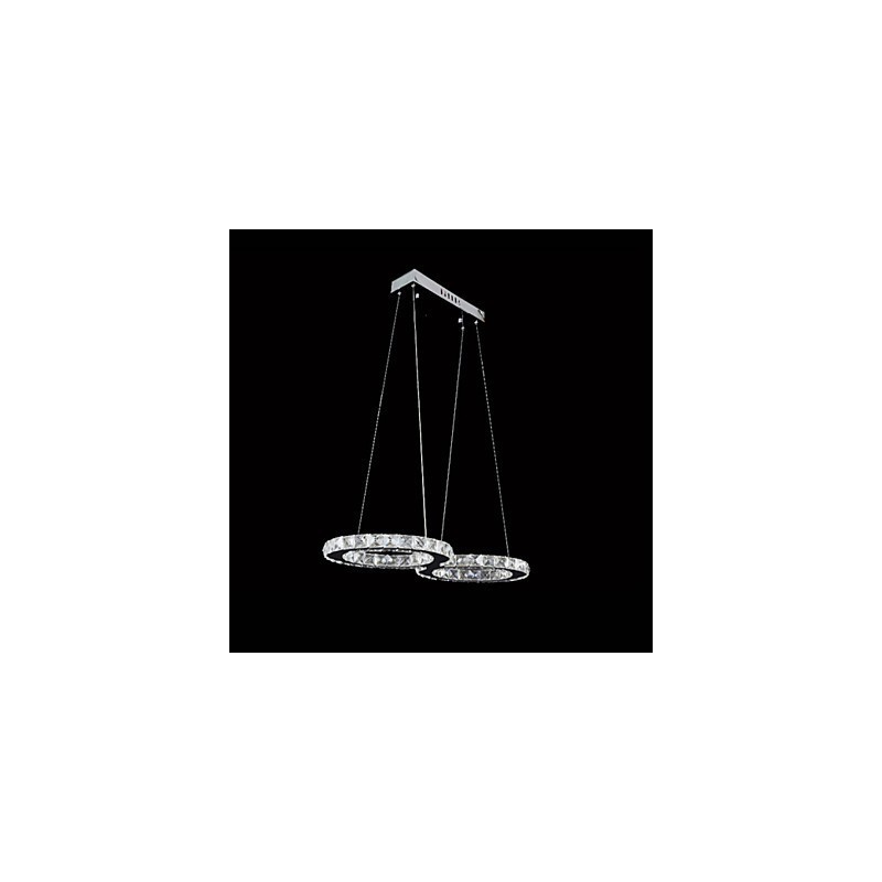 Lámpara colgante de techo de cristal, accesorios de iluminación