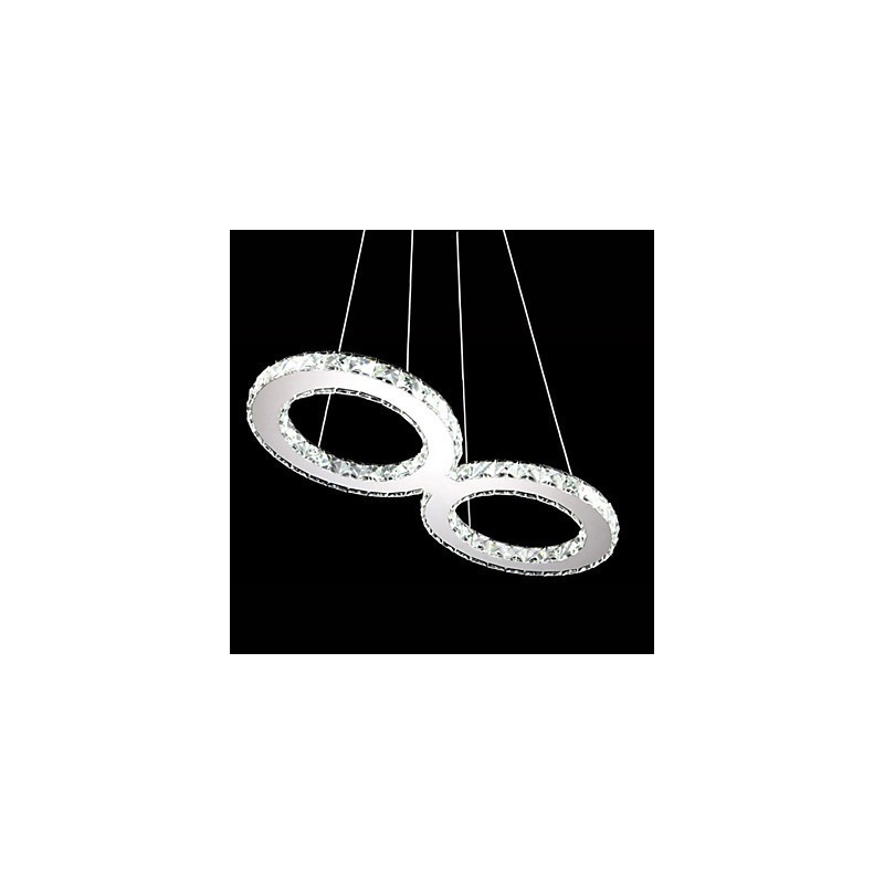 Lámpara colgante de techo de cristal, accesorios de iluminación