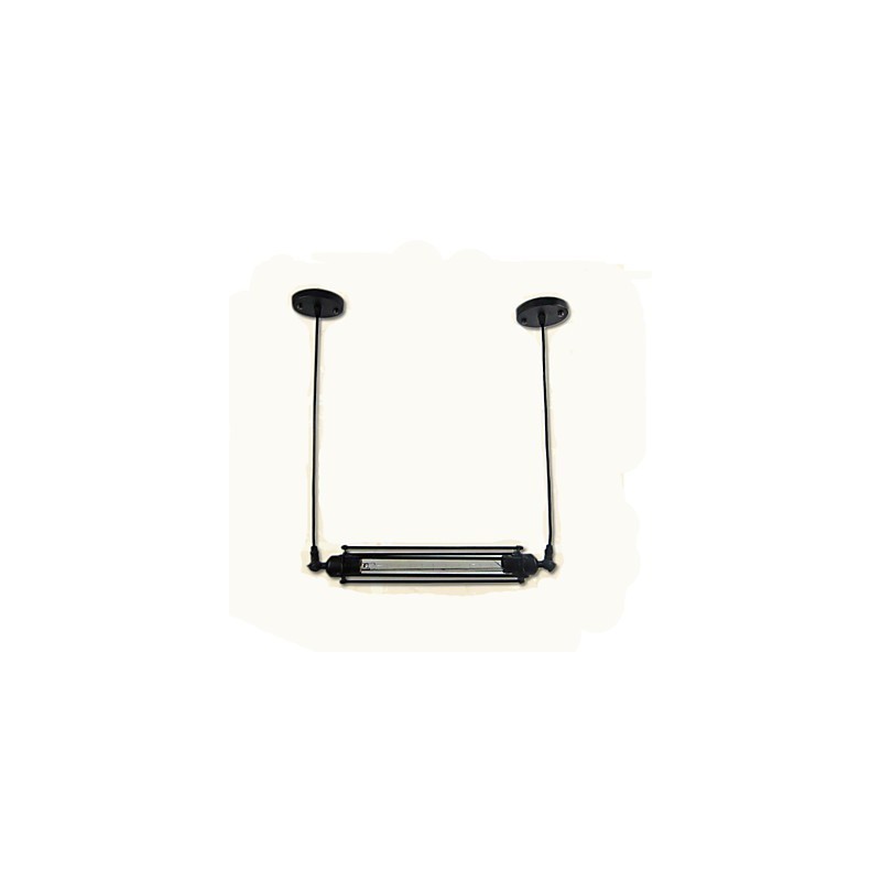 Lámpara colgante estilo loft retro, lámpara clásica vintage de metal estilo campestre.