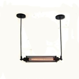 Lámpara colgante estilo loft retro, lámpara clásica vintage de metal estilo campestre.