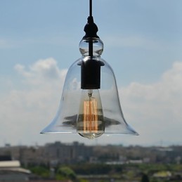 Lámpara colgante mini de estilo cuenco vintage clásico tradicional