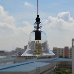 Lámpara colgante mini de estilo cuenco vintage clásico tradicional