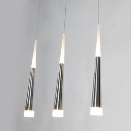 Lámparas colgantes modernas contemporáneas para comedor infantil, de metal, con dosel largo