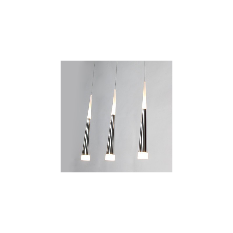 Lámparas colgantes modernas contemporáneas para comedor infantil, de metal, con dosel largo