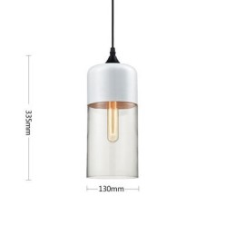 Lámpara de araña de cristal y hierro forjado de la tienda Nordic Creative Stair Shop