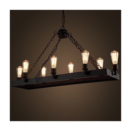Lámpara de araña moderna retro estilo loft, lámpara de araña estilo americano estilo rústico, lámpara de cafetería industrial creativa, luces Lámpara de araña moderna retro estilo loft, lámpara de araña estilo americano estilo rústico, lámpara de cafetería industrial creativa, luces