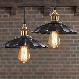 Lámpara colgante de metal estilo europeo clásico retro