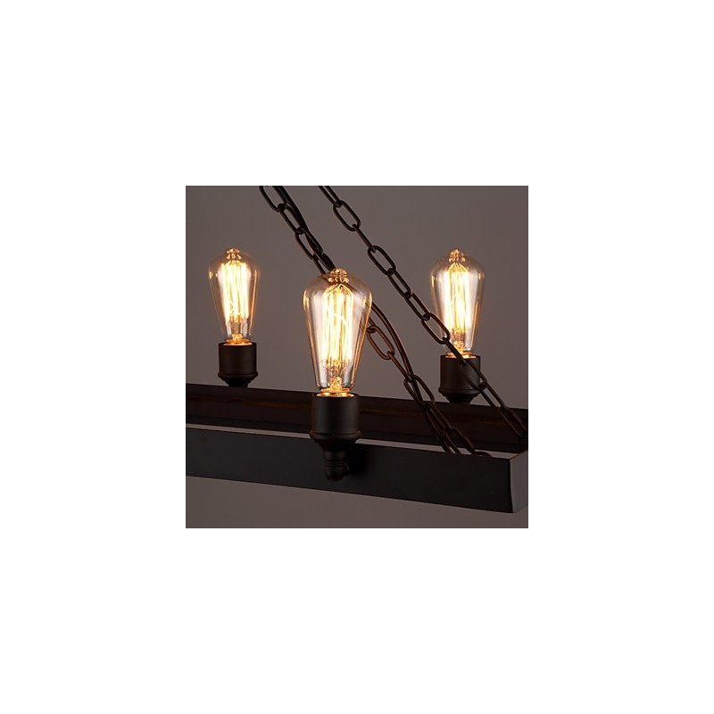 Lámpara de araña moderna retro estilo loft, lámpara de araña estilo americano estilo rústico, lámpara de cafetería industrial creativa, luces