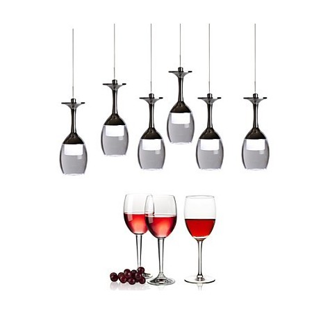 Lámparas colgantes de 1 luz, estilo mini, modernas y contemporáneas, de metal.