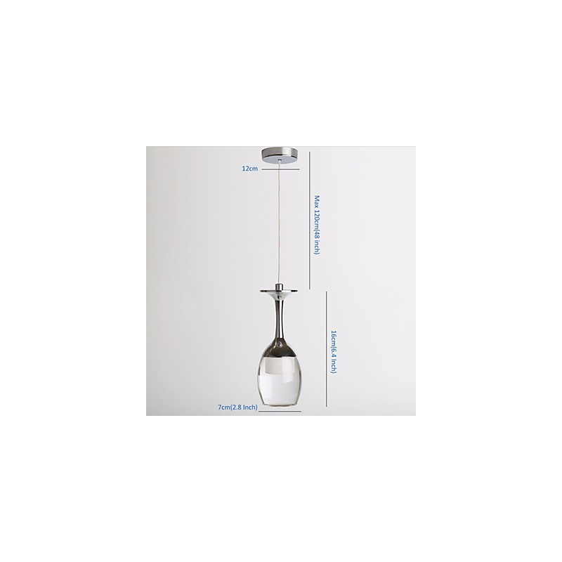 Lámparas colgantes de 1 luz, estilo mini, modernas y contemporáneas, de metal.