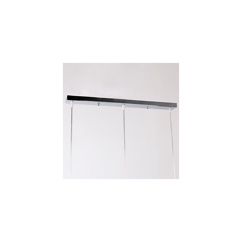 Lámpara colgante moderna y contemporánea de estilo mini isla cromada