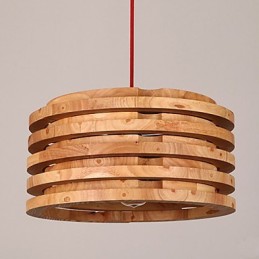 Lámpara de madera de sauce Lámpara de madera