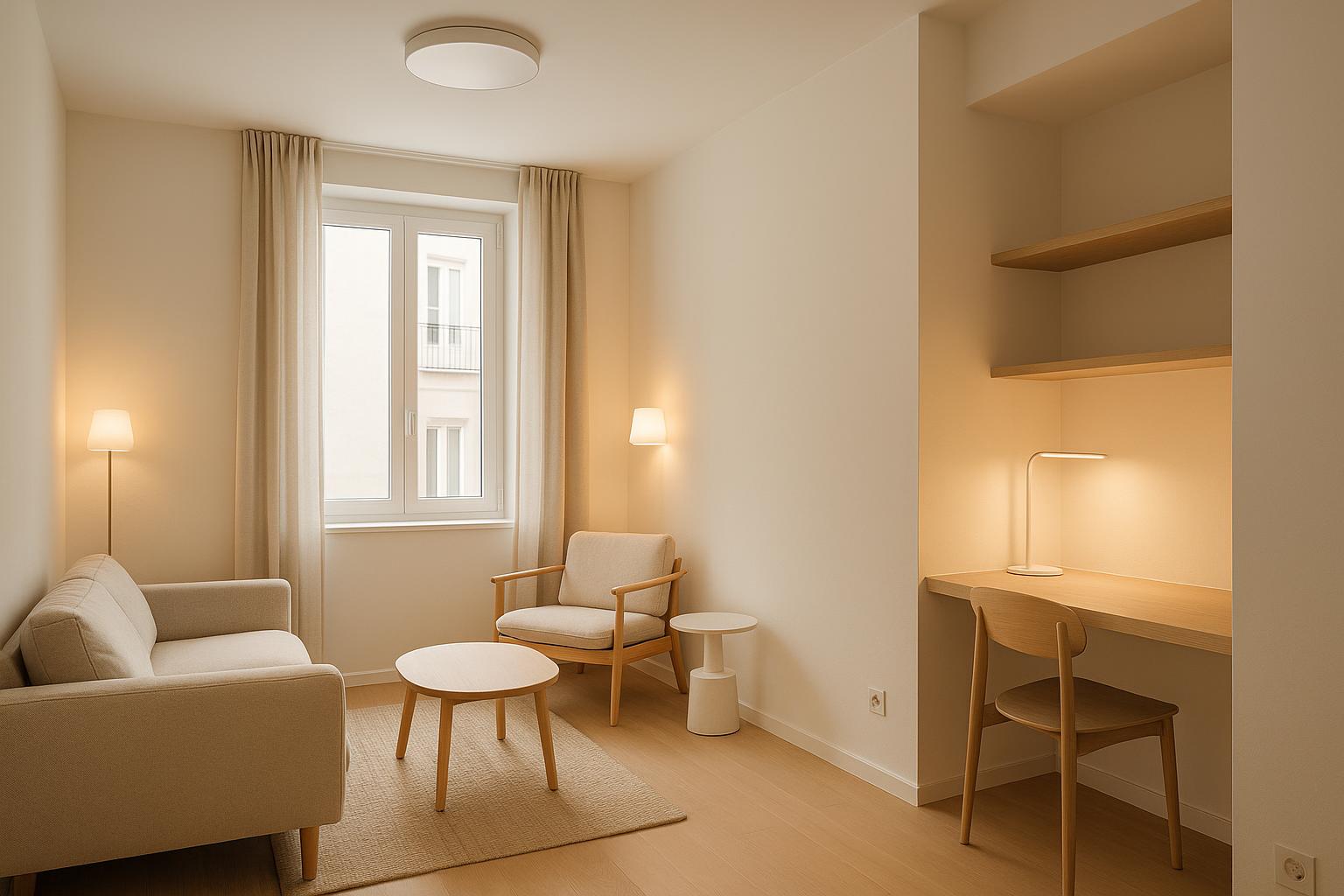 Lámparas para piso pequeño: ideas elegantes para ganar luz sin perder espacio