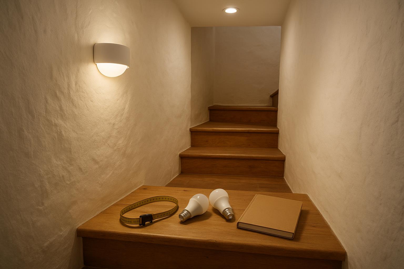 Iluminación para escaleras interiores: cómo elegir luces seguras, bonitas y bien integradas