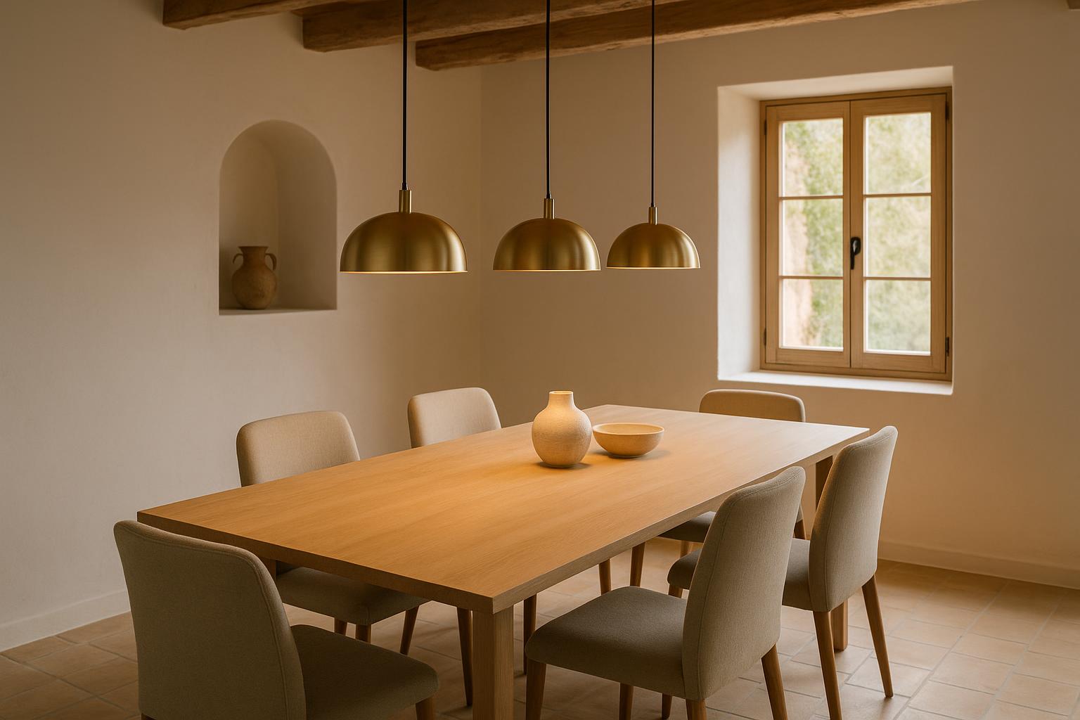 Iluminación para salón comedor: claves para elegir lámparas y crear un ambiente acogedor